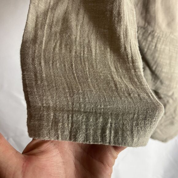 SOFT SURROUNDINGS Linen Cotton Button Up Top Women's Sz XS Resort Boho - Picture 8 of 13